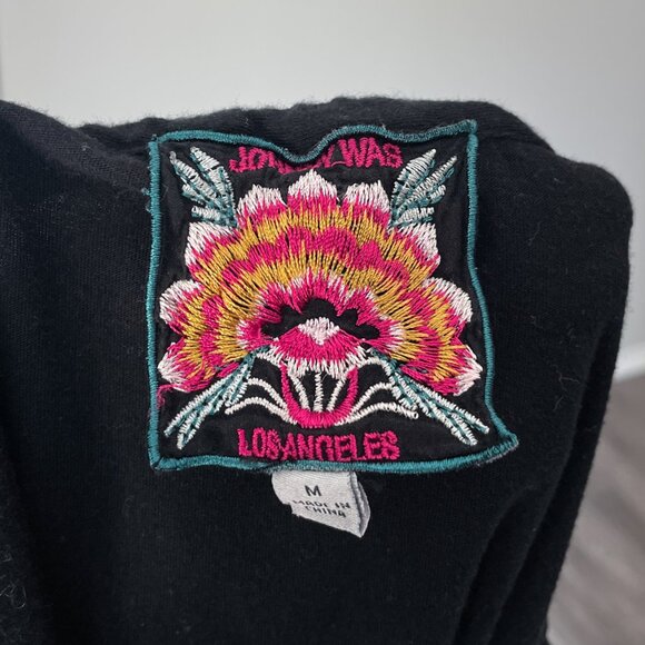 Johnny Was Davis Peasant Blouse Size M Boho Floral Embroidered - Picture 3 of 11